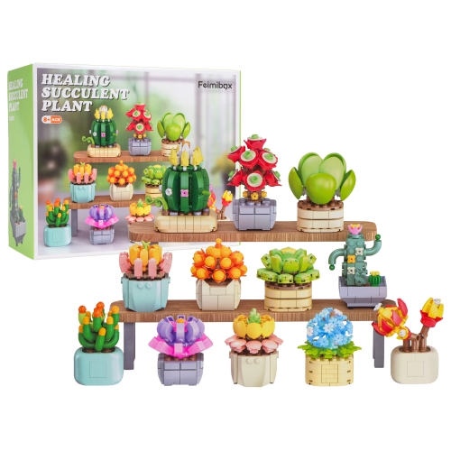 Zestaw Klocków Kwiaty 1097el.