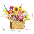 Zestaw Klocków Wiosenny Bukiet w Koszyku 1615el.