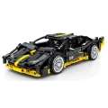 Zestaw Klocków Auto Sportowe Czarne 589el.