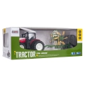 Traktor + Zgrabiarka R/C 1:24 Czerwony