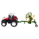 Traktor + Zgrabiarka R/C 1:24 Czerwony