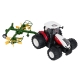 Traktor + Zgrabiarka R/C 1:24 Czerwony