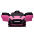 Różowe Audi RS6 dla dzieci – samochód elektryczny