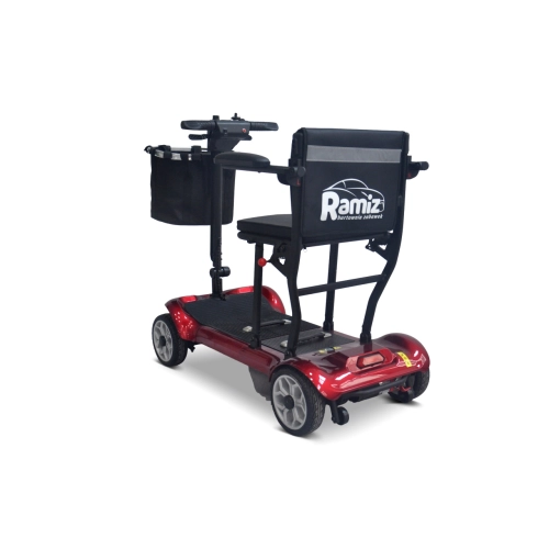 Skuter elektryczny EasyGo dla seniorów – składany pojazd 270W z koszykiem