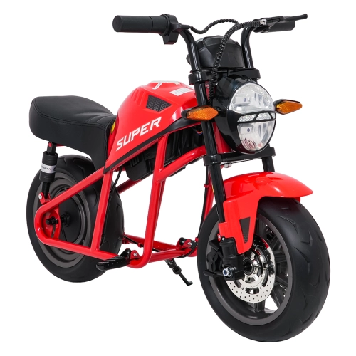 Motor elektryczny SUPERMOTO dla dzieci 300W 24V z LED, Bluetooth i amortyzacją