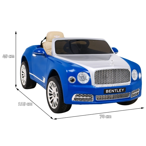 Pojazd Na Akumulator Bentley Mulsanne Niebieski JE1006