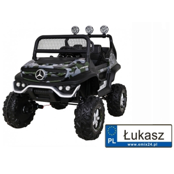 Pojazd Na Akumulator Mercedes Benz Unimog Moro JL199