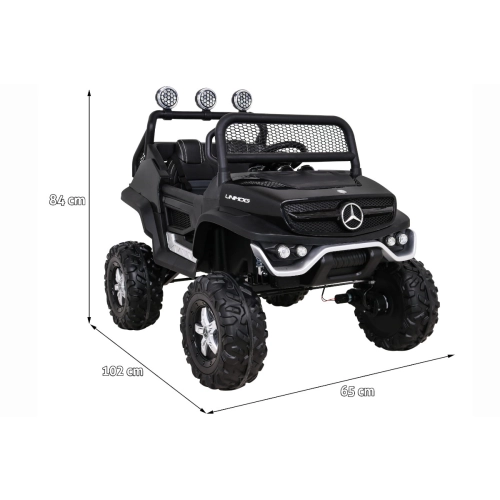 Autko Unimog Czarny JL199