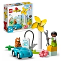 Klocki LEGO DUPLO Turbina wiatrowa i samochód elektryczny 10985