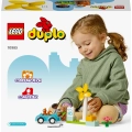 Klocki LEGO DUPLO Turbina wiatrowa i samochód elektryczny 10985
