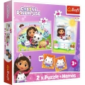 Puzzle 2w1 + memos Gabi z kocim przyjaciele 93382