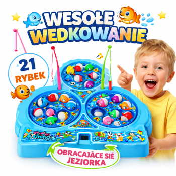 Gra Zręcznościowa Rybki Łowienie Rybek Wesołe Wędkowanie 355.NIE