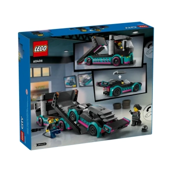 LEGO CITY Samochód wyścigowy i laweta 60406