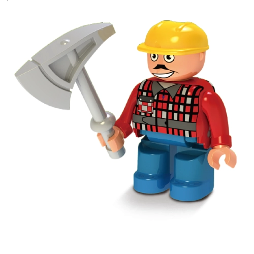 Drwal Klocki Blocki Mubi dla najmłodszych MU2366A