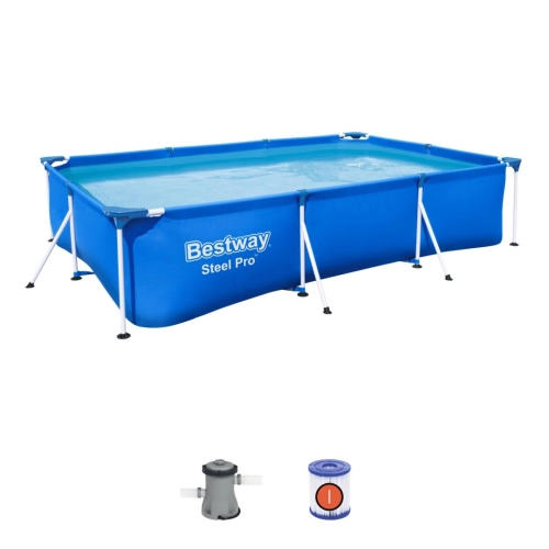 Basen Stelażowy Deluxe Steel Pro 300x201x66 BESTWAY 56411