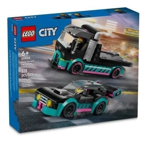 LEGO CITY Samochód wyścigowy i laweta 60406