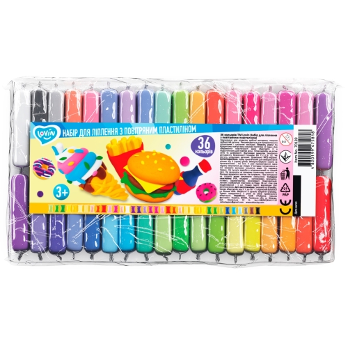 36 kolorow TMLovin Zestaw z lekka plastelina 70139