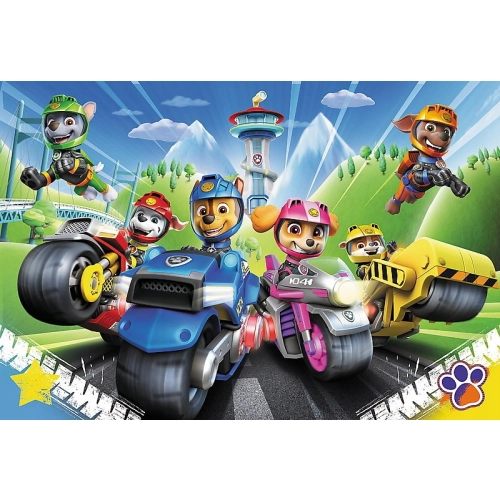 Psi Patrol na motorach Trefl 16430 Puzzle 100 elementów