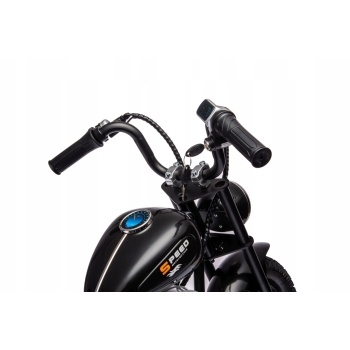 NOWOŚĆ Pojazd Motor dla dzieci SPEED Power Czarny Silnik 250W bezszczotkowy