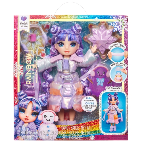 RAINBOW HIGH Winter Wonderland Zimowa lalka Violet 0865