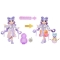 RAINBOW HIGH Winter Wonderland Zimowa lalka Violet 0865