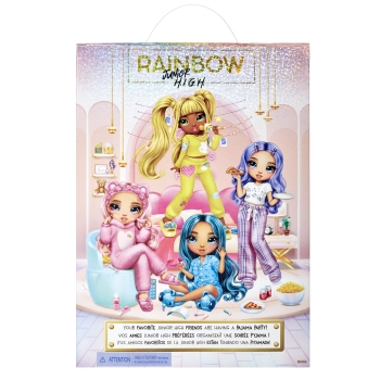 RAINBOW HIGH JUNIOR LALKA W PIŻAMIE VIOLET 3705