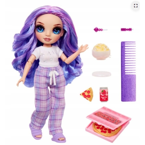 RAINBOW HIGH JUNIOR LALKA W PIŻAMIE VIOLET 3705