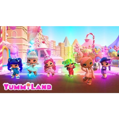 YUMMILAND LALKA Z BŁYSZCZYKIEM BIANCA BUBBLEGUM GUMA BALONOWA 0711