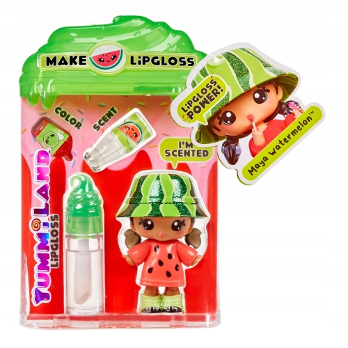 Yummiland Mała lalka z błyszczykiem do ust - Maya Watermelon arbuz 0780
