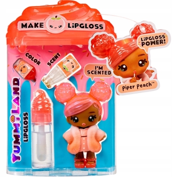 Yummiland Mała lalka z błyszczykiem do ust - Piper Peach brzoskwinia 0759