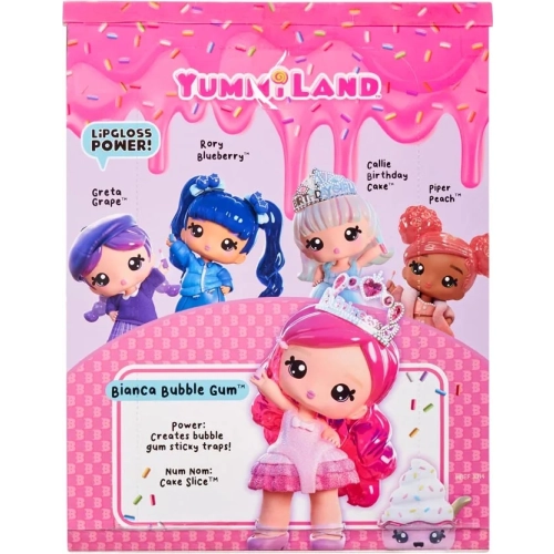LALKA YUMMILAND BIANCA BUBBLEGUM BŁYSZCZYK DIY Guma Balonowa ZESTAW 0735