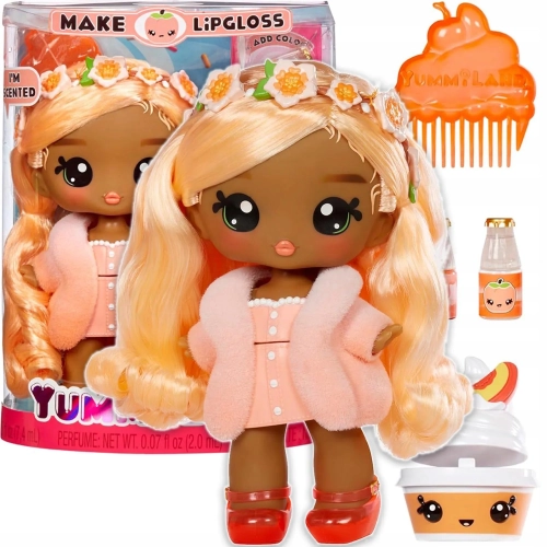 YUMMILAND LARGE DOLL LALKA I BŁYSZCZYK BRZOSKWINIOWA PIPER PEACH 0797