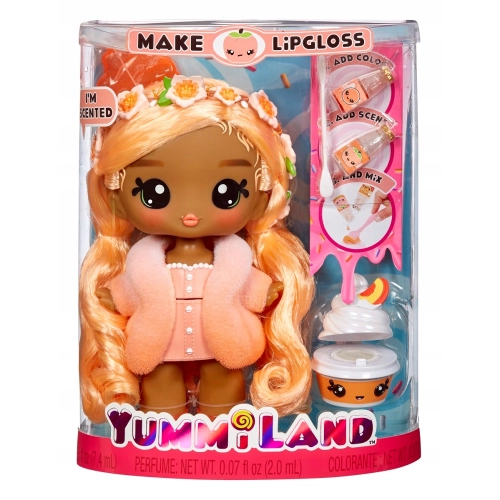 YUMMILAND LARGE DOLL LALKA I BŁYSZCZYK BRZOSKWINIOWA PIPER PEACH 0797