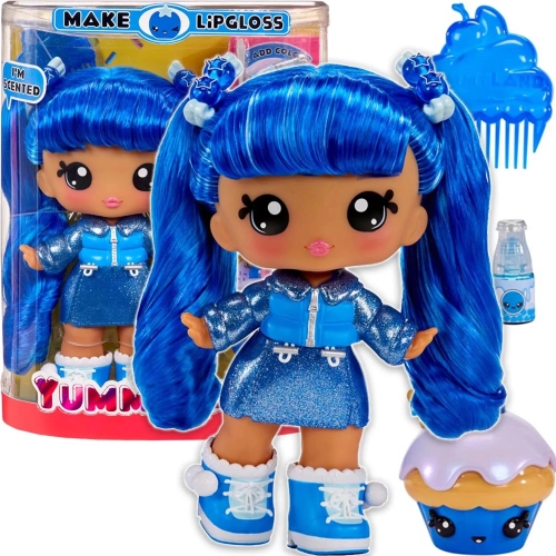 YUMMILAND LARGE DOLL LALKA I BŁYSZCZYK NIEBIESKA RORY BLUEBERRY JAGODA 0803