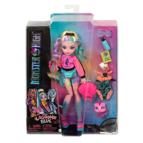Lalka Mattel Monster High Lagoona Blue i Neptuna 9798