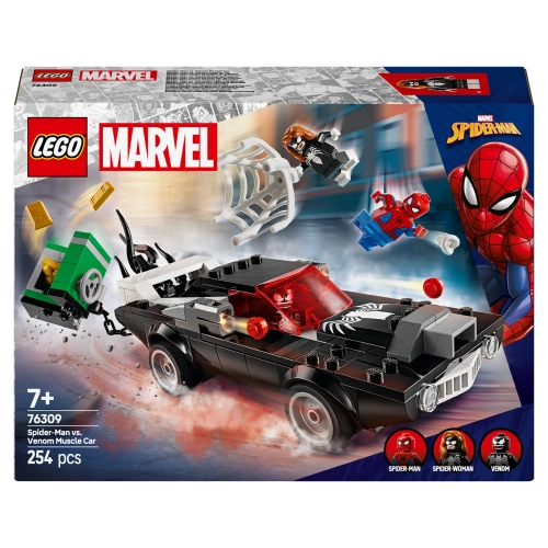 LEGO Super Heroes 76309 Spider-Man kontra muscle car Venoma Marvel Avengers