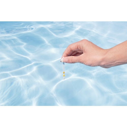 Paski Testowe do wody basenowej 50 szt BESTWAY pH + Chlor + Zasadowość