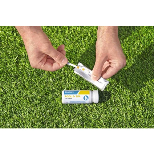 Paski Testowe do wody basenowej 50 szt BESTWAY pH + Chlor + Zasadowość