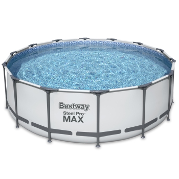 Basen stelażowy Steel Pro MAX 457x122 15FT BESTWAY 5w1 + Akcesoria