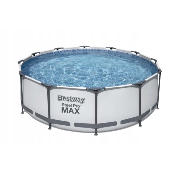 Basen stelażowy Steel Pro MAX 457x122 15FT BESTWAY 5w1 + Akcesoria