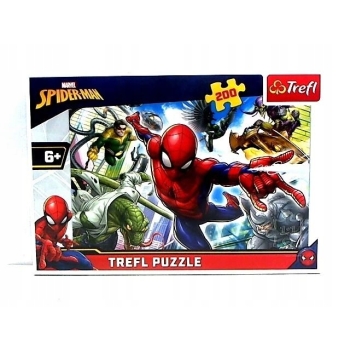 Puzzle 200 Spiderman Urodzony bohate Trefl 13235