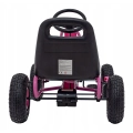 Gokart dla dziewczynki na Pedały AIR PerHour Pompowane koła Różowy