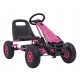 Gokart dla dziewczynki na Pedały AIR PerHour Pompowane koła Różowy