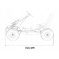 Gokart na Pedały AIR PerHour dla dzieci Niebieski Pompowane koła