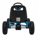 Gokart na Pedały AIR PerHour dla dzieci Niebieski Pompowane koła