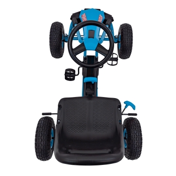 Gokart na Pedały AIR PerHour dla dzieci Niebieski Pompowane koła
