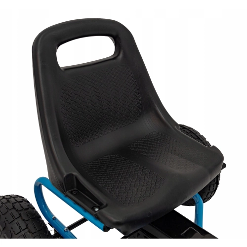 Gokart na Pedały AIR PerHour dla dzieci Niebieski Pompowane koła
