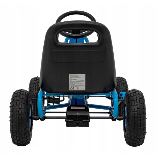 Gokart na Pedały AIR PerHour dla dzieci Niebieski Pompowane koła