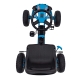 Gokart na Pedały AIR PerHour dla dzieci Niebieski Pompowane koła