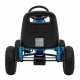 Gokart na Pedały AIR PerHour dla dzieci Niebieski Pompowane koła